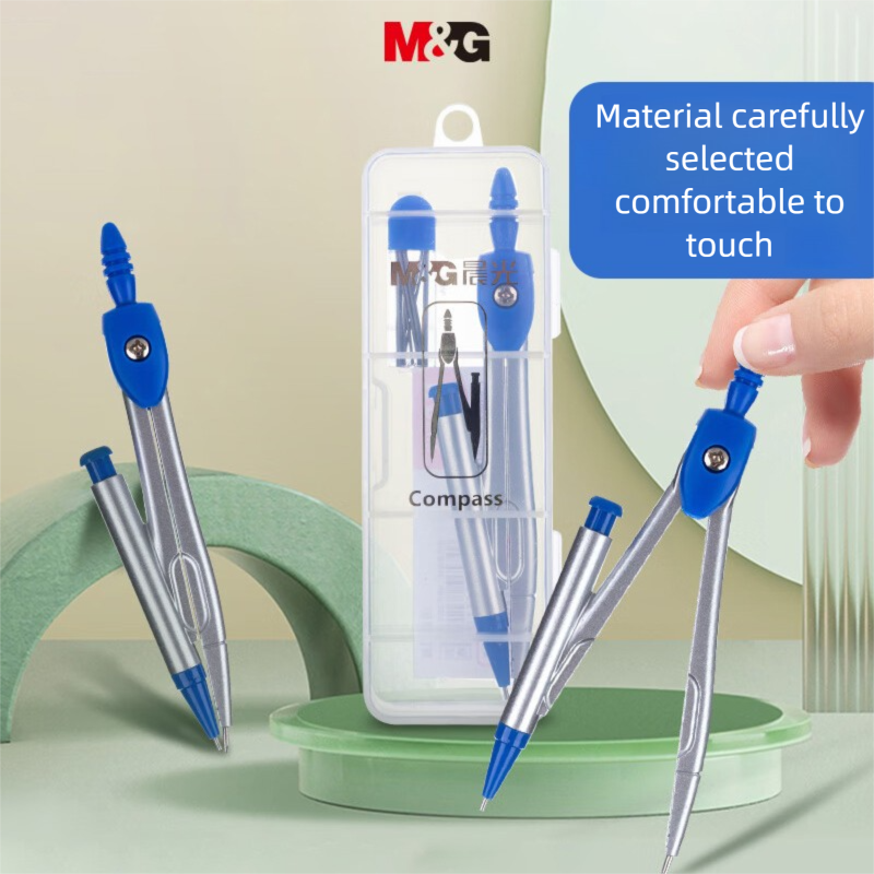 M&G Metal Compass Set (Refill + Storage Box) Student Drawing Drawing ...