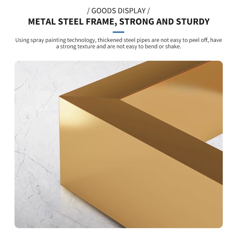 (COD) Creative small simple modern living room Nordic style steel wood ...