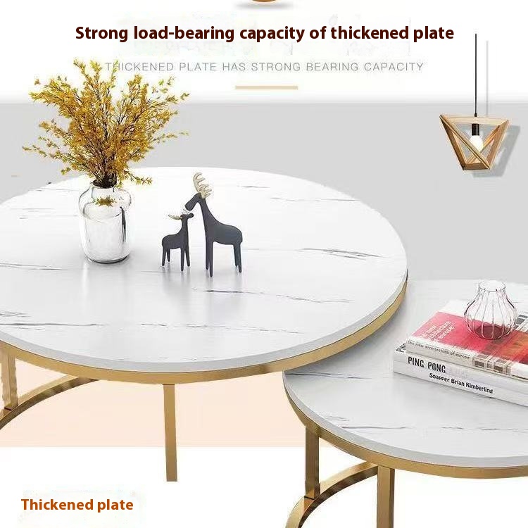 (COD) Creative small simple modern living room Nordic style steel wood ...