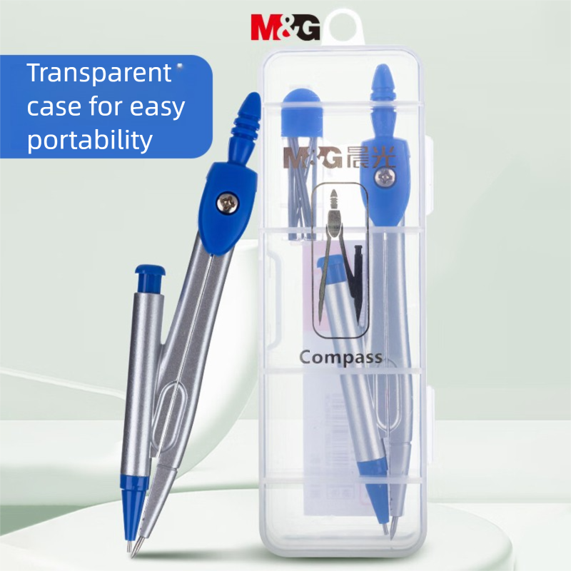M&G Metal Compass Set (Refill + Storage Box) Student Drawing Drawing ...