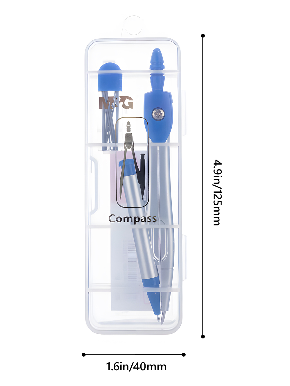 M&G Metal Compass Set (Refill + Storage Box) Student Drawing Drawing ...