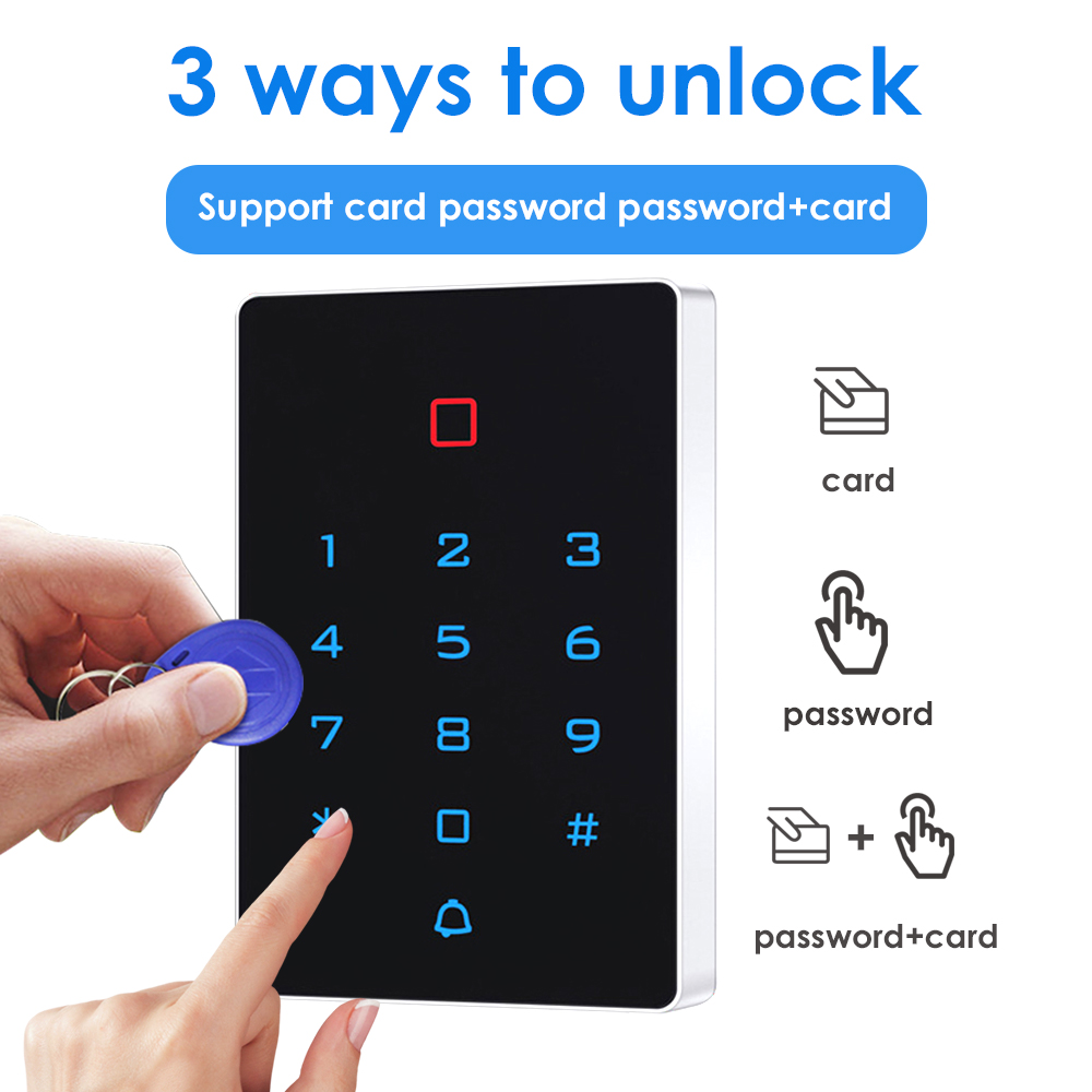 WiFi Tuya APP Door EM Access Control System Sets Waterproof RFID Keypad ...
