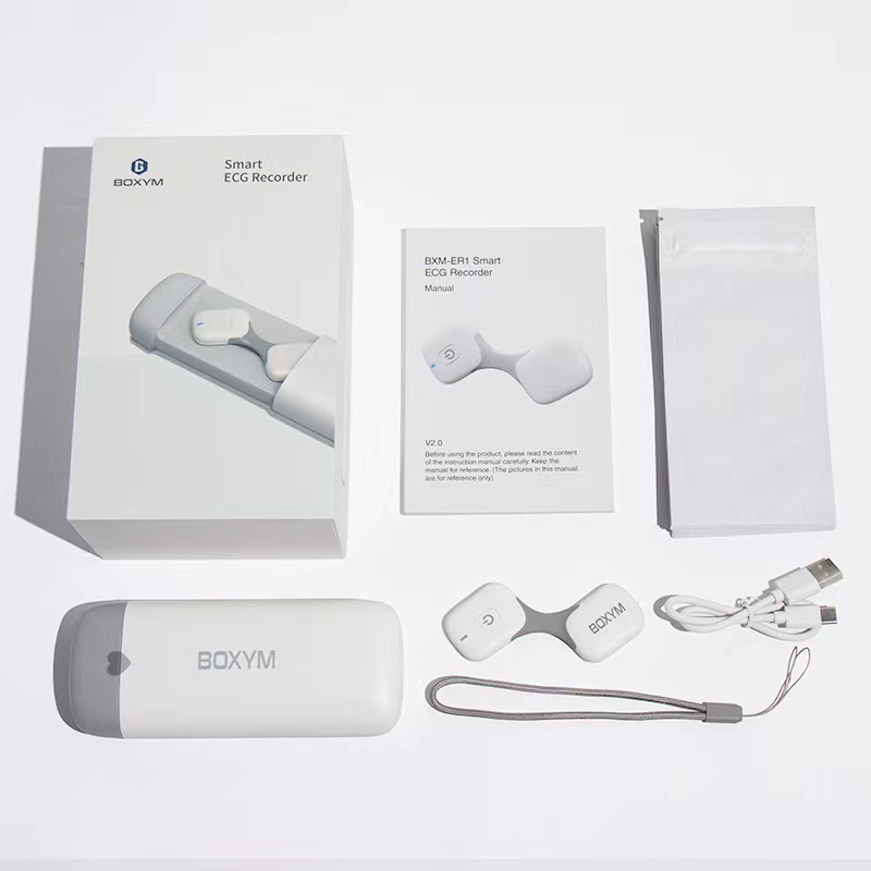 YONKER 36 Hour Heart Rate ECG EKG Bluetooth Charge Holter ECG Monitor ...