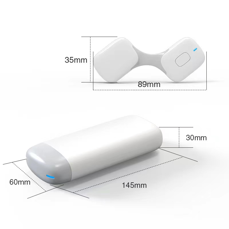 YONKER 36 Hour Heart Rate ECG EKG Bluetooth Charge Holter ECG Monitor ...