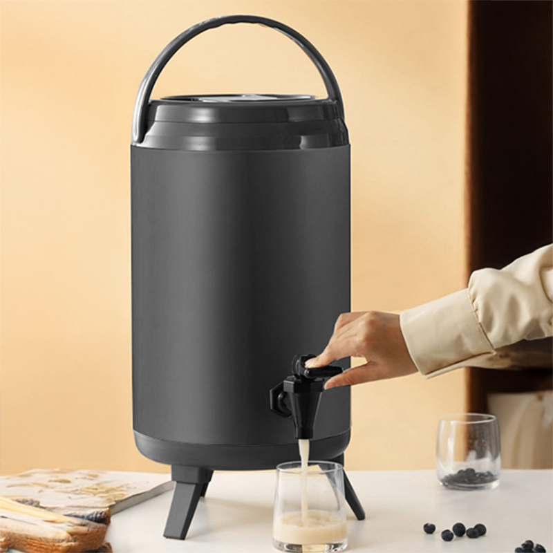 MODOFO Thermos Flask 12L Tea Barrel Milk Stainless Milk Tea Bucket With ...