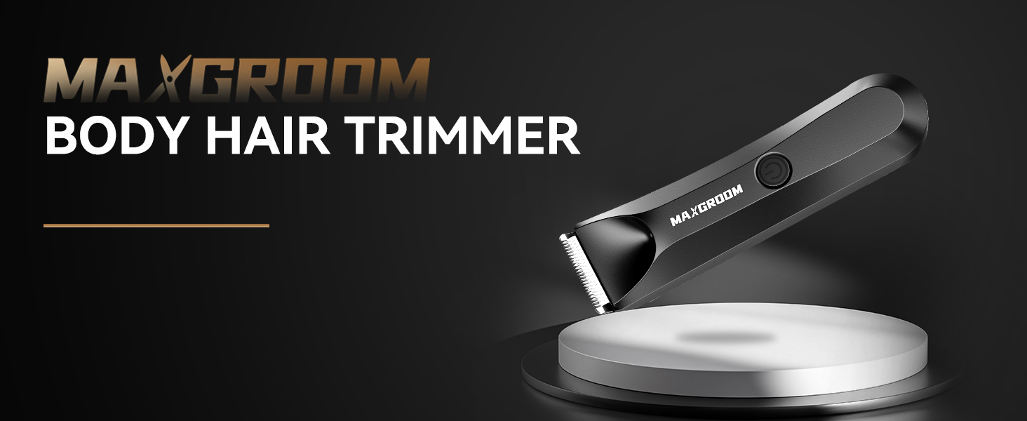 MAXGROOM Men's Body Hair Trimmer Multi-function IPX7 Waterproof Full ...