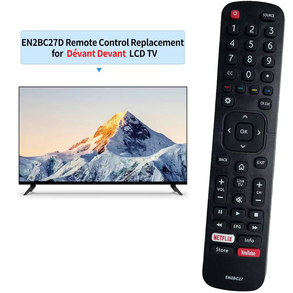 Replacement Remote Control for Devant Hisense Smart TVs EN2BD27H ...