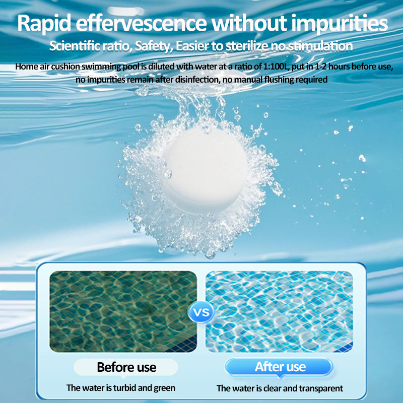 Powerful purification 100PCS chlorine for water bath chlorine for water ...