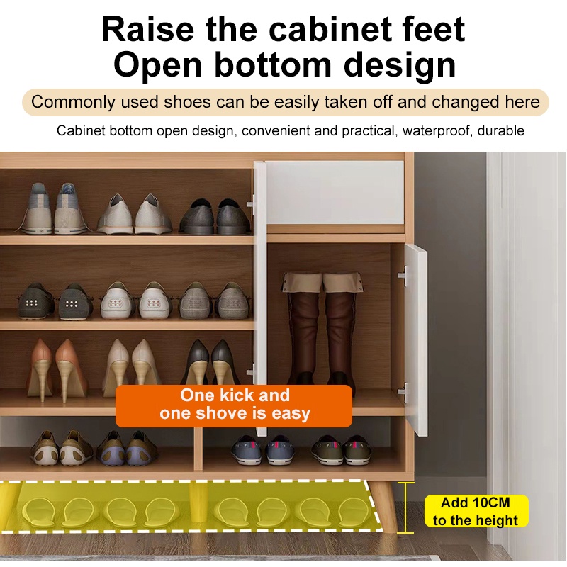 EXINHOME Shoe cabinet home door simple modern entry living room simple ...