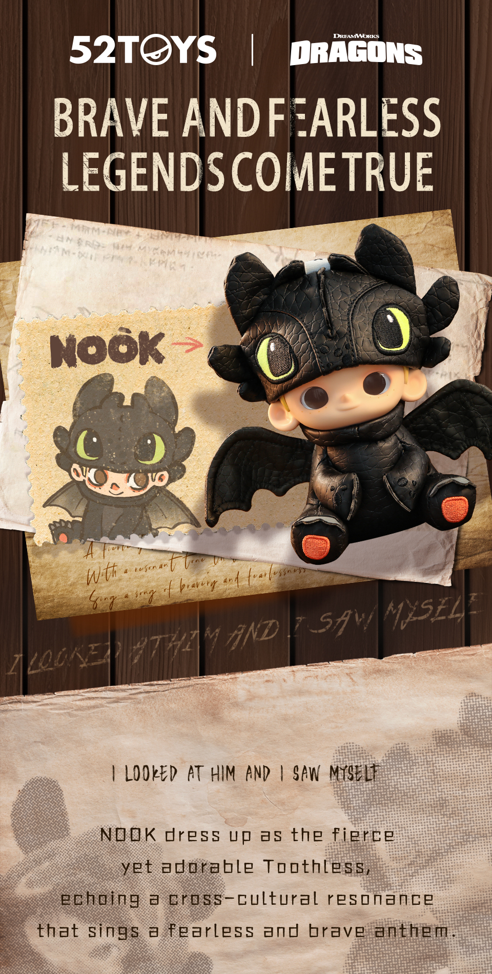 Limited-time restock】52TOYS NOOK Limited Edition- NOOK x