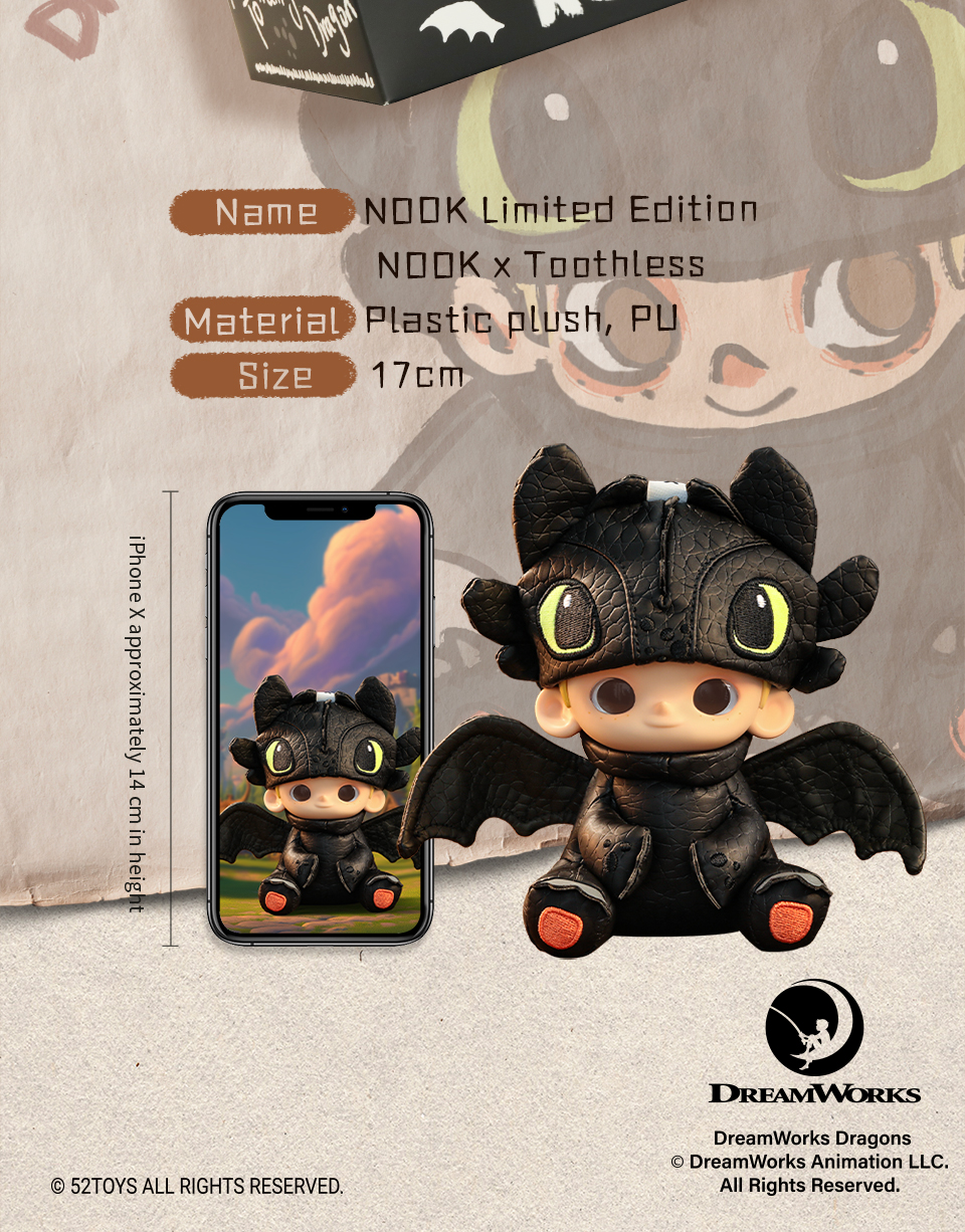 Limited-time restock】52TOYS NOOK Limited Edition- NOOK x