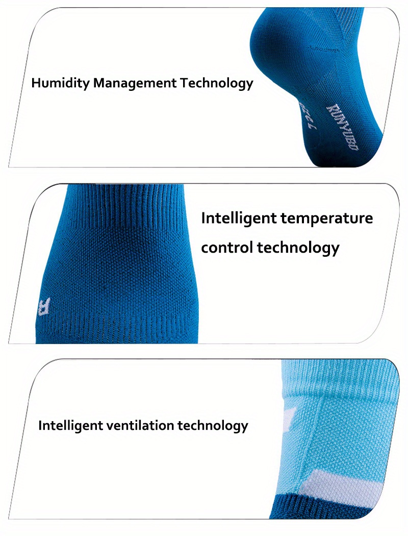 Men's Sports Socks Bicycle Road Cycling Socks Wear-Resistant Double ...