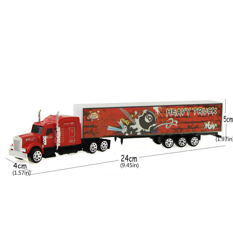 Mini Diecast Alloy Tanker Car Model Toy Engineering Vehicle Container ...