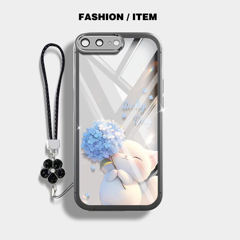 Uposao Compatibile con 8 Plus / 7 Plus Custodia in peluche