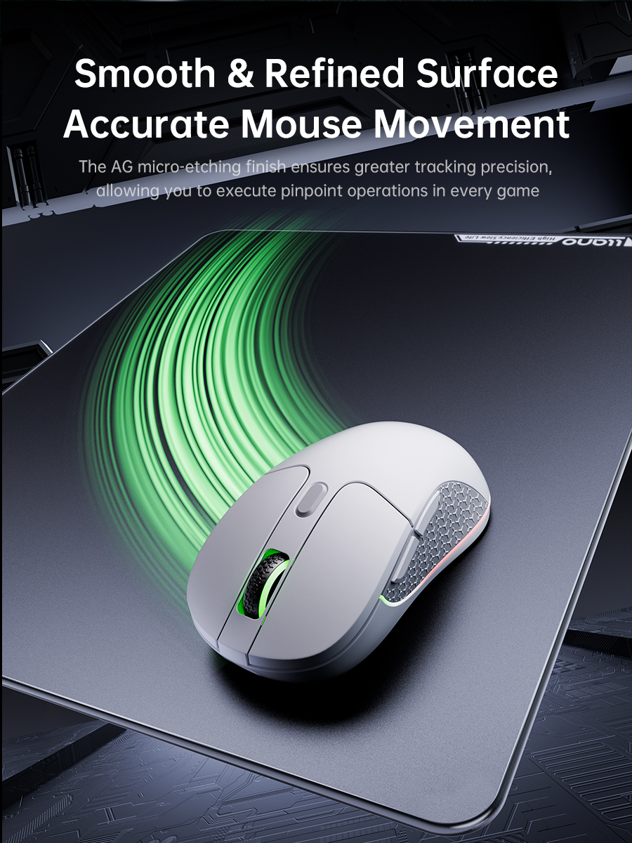 LLANO Tempered Glass Gaming Mouse Pad Game FPS High Speed Smooth CSGO ... - Llano Mouse Healthy Variety