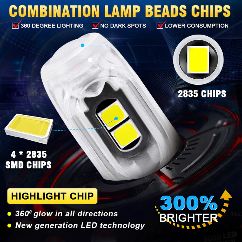 10pcs Blinker Led Signal Light Blinker For Motorcycle T10 Led Bulb ...