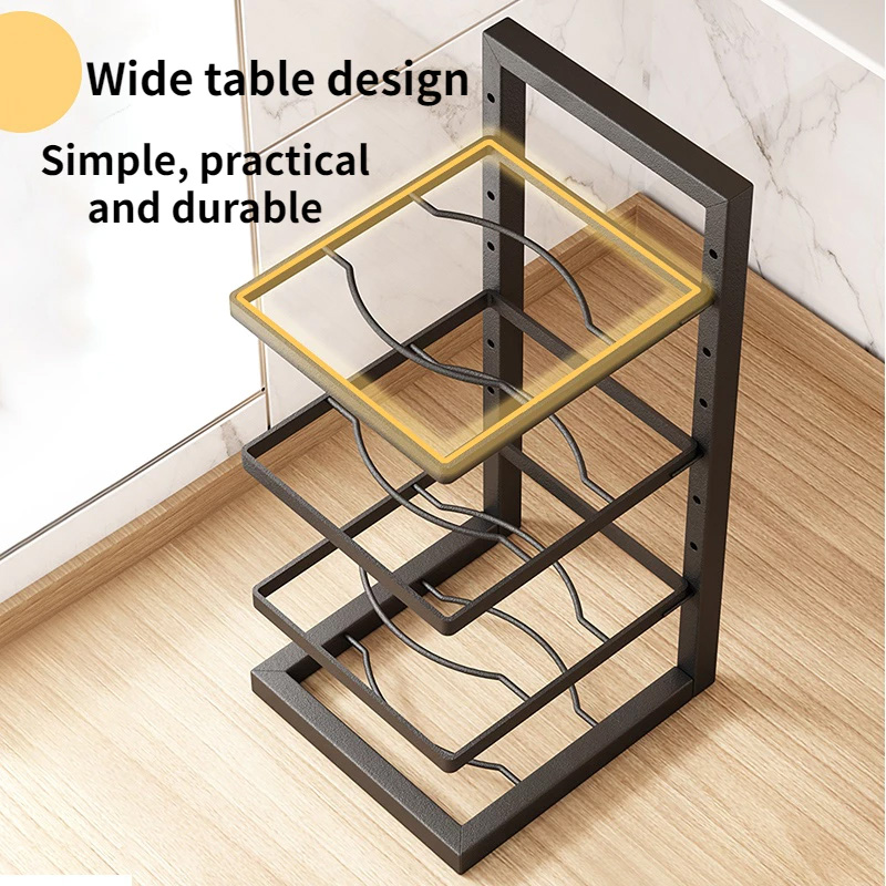 2~8 Layers Kitchen pan organizer Multilayer adjustable kitchenware ...