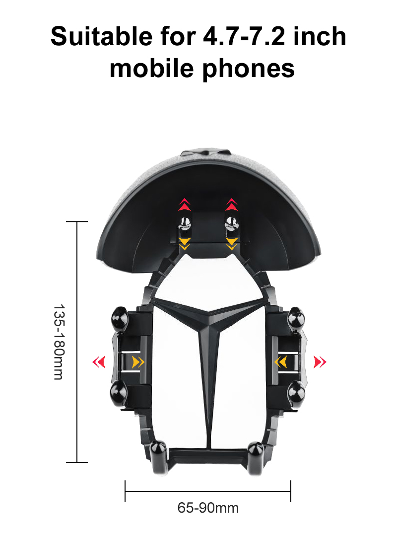 【PH Ready Stock】Motorcycle Phone Holder Stand Bicycle Sunscreen Phone ...