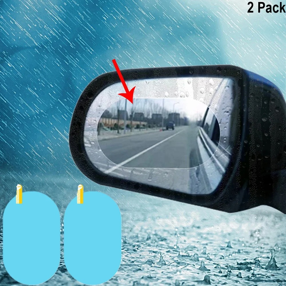 New 4PCS Car Rearview Mirror Anti-Fog Waterproof Film, Side Window ...