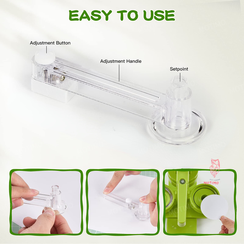 From PH Portable Button Maker Machine DIY Pin Badge Button Maker Press ...