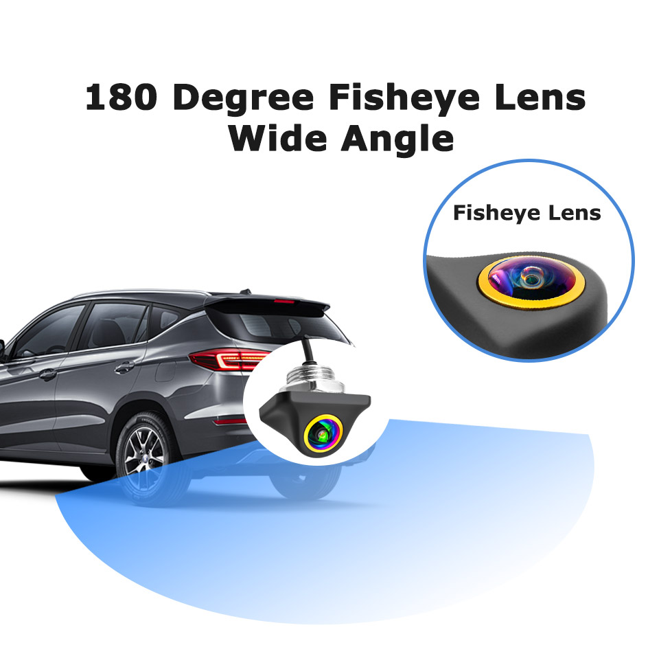 HD AHD 1080P Intelligent Universal Vehicle Track Backup Camera Car Rear ...