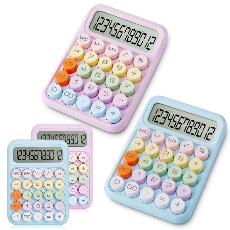 From PH Candy Color Calculator 12 Digit Large Big Buttons Mechanical ...
