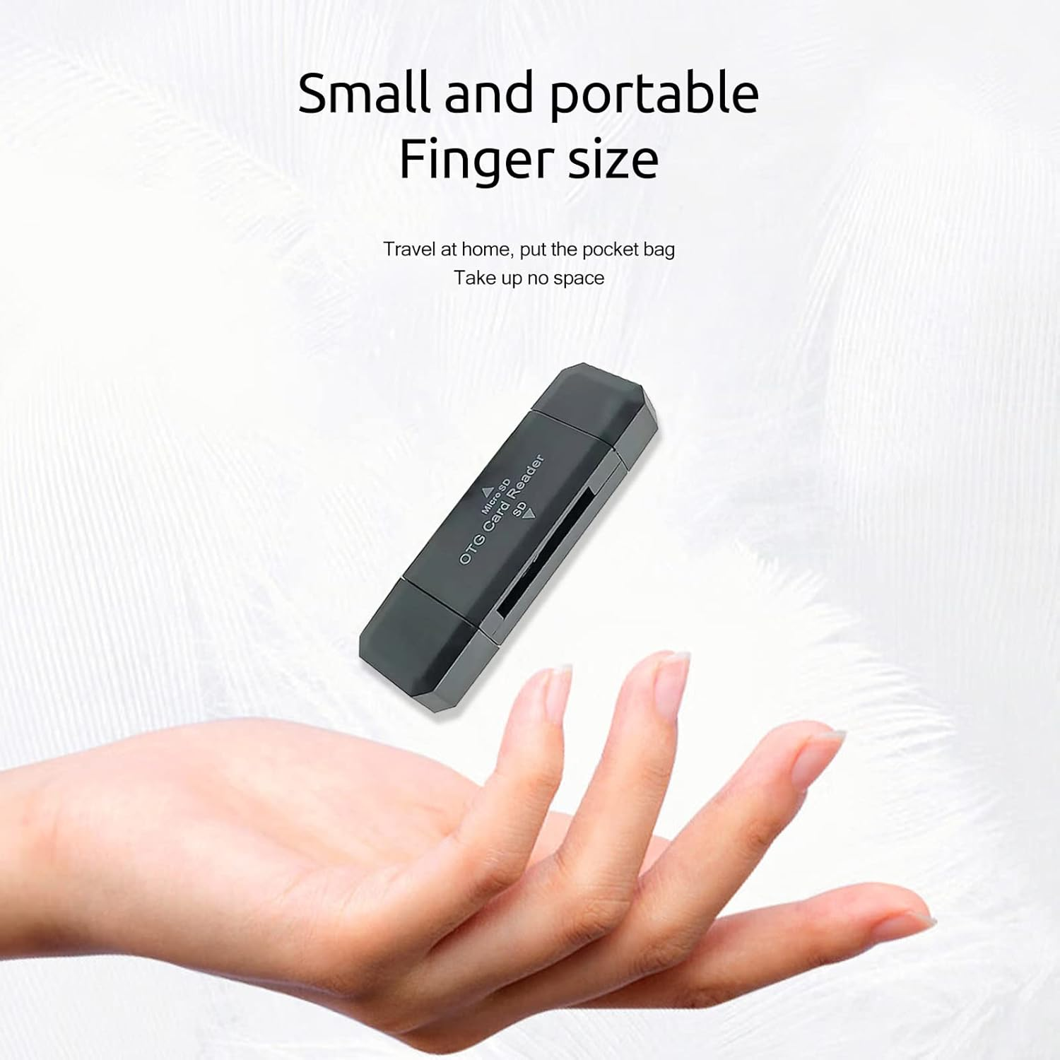 Type C SD Card Reader TF 2 in 1 USB2.0 OTG High Speed Smart Adapter ...