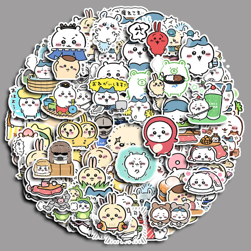 100PCS Chiikawa Stickers - Waterproof Vinyl Decals for Laptop, Water ...
