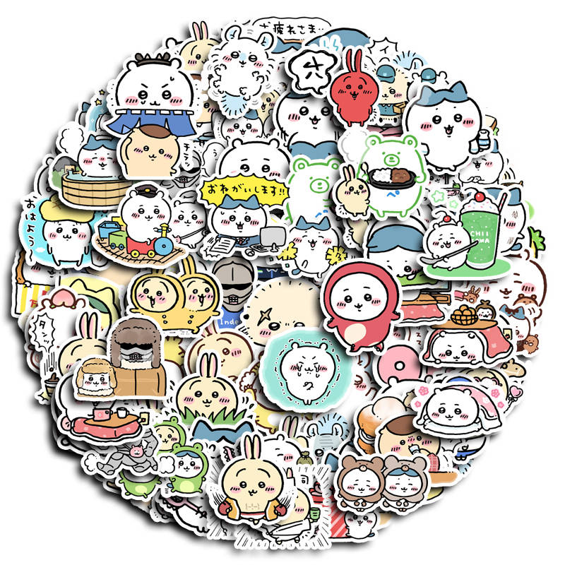 100PCS Chiikawa Stickers - Waterproof Vinyl Decals for Laptop, Water ...