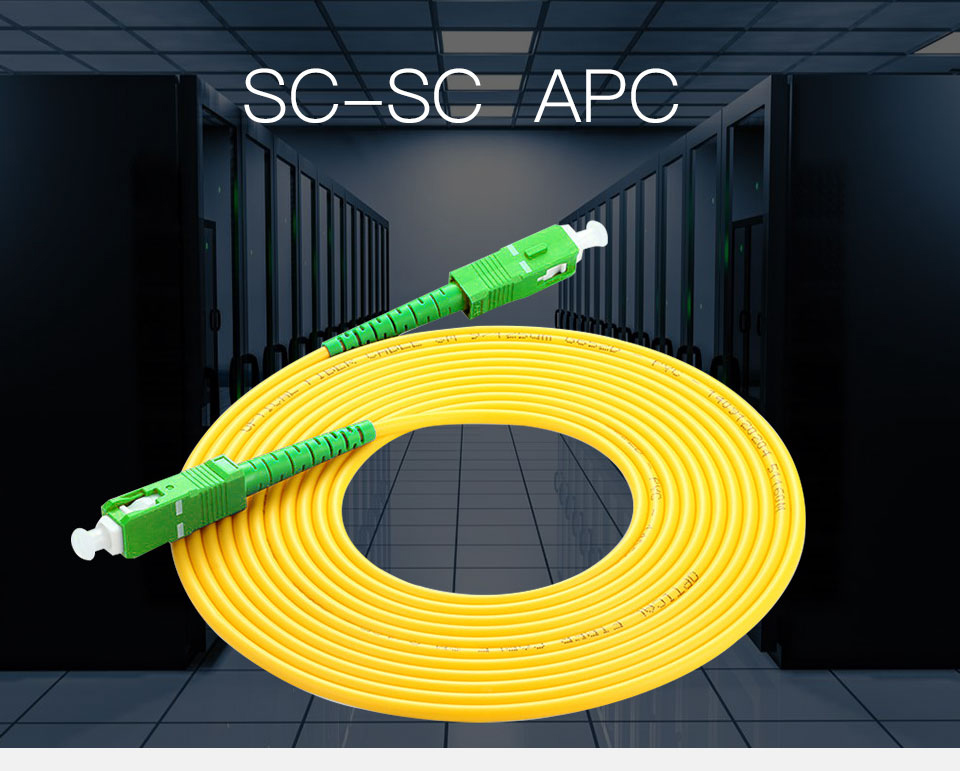 ONTi Fiber Optical Cable SC/APC-SC/APC SM 2.0mm 9/125um FTTH Fiber ...