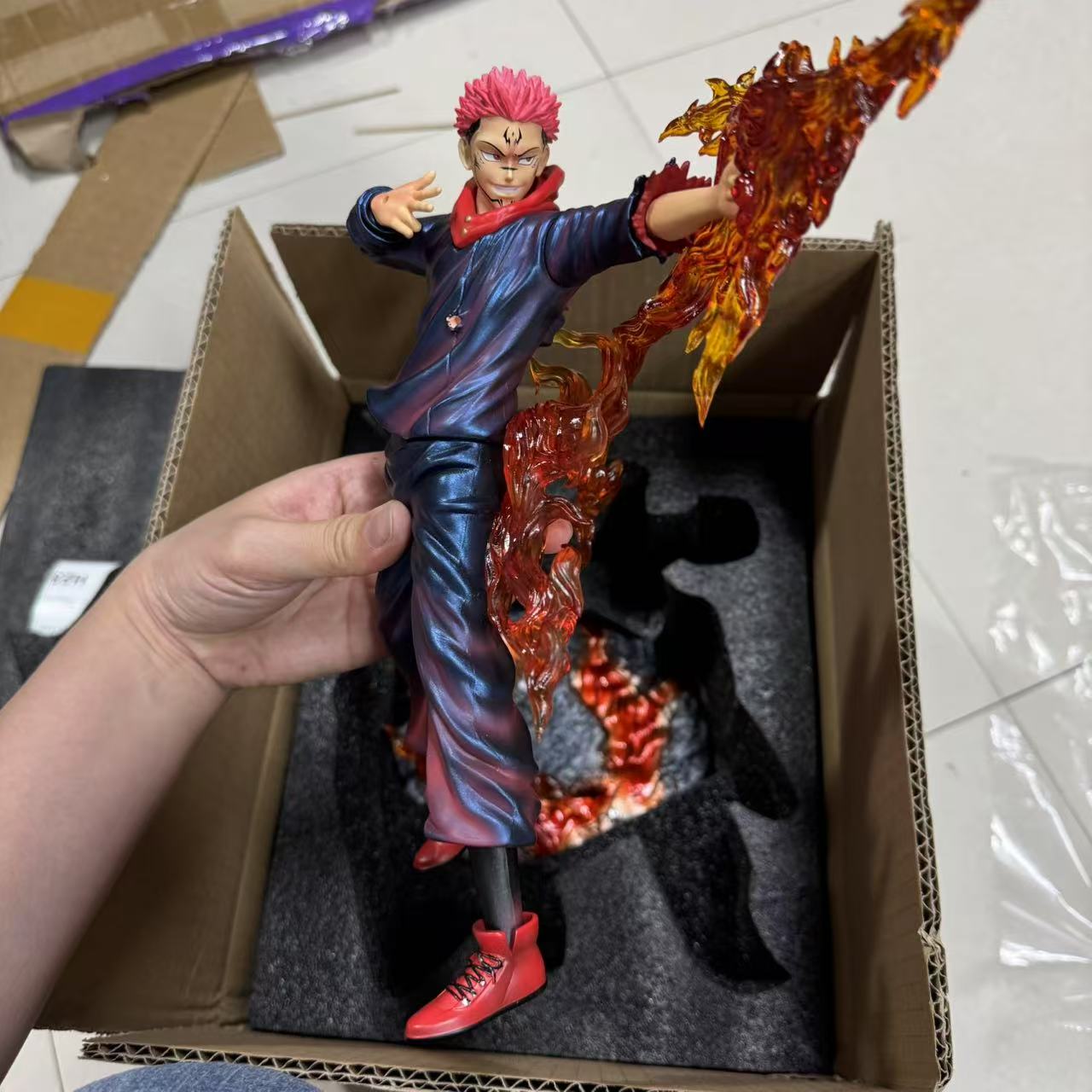Peluche Itadori Yuji / Ryomen Sukuna – Oreiller Anime 25 Cm En Coton PP – Décoration Douce Pour Fans De Jujutsu Kaisen