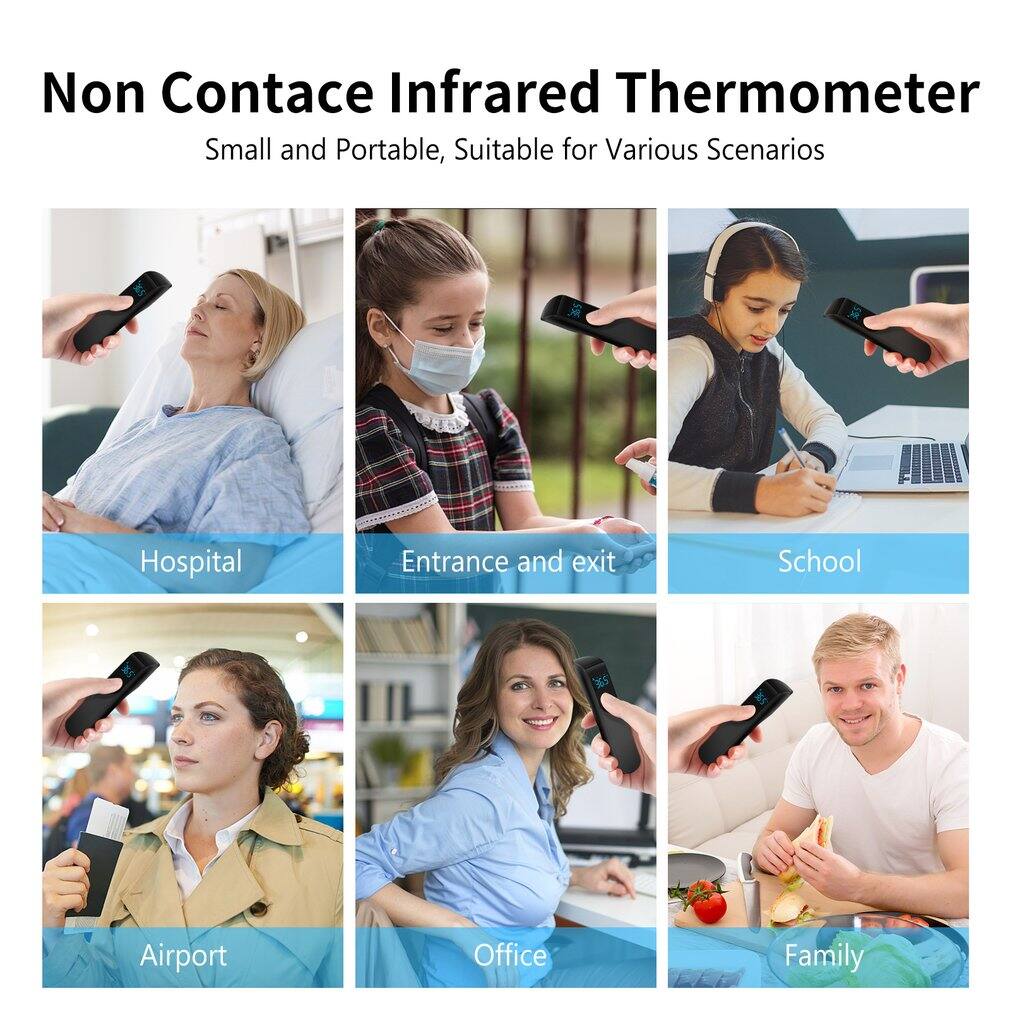 [LOCAL READY STOCKS] Thermometer Contactless Infrared Digital Forehead ...