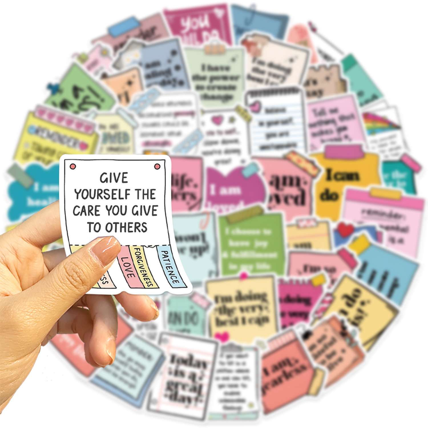 Motivational Quote Vinyl Stickers 50PCS Waterproof Stickers Phone ...