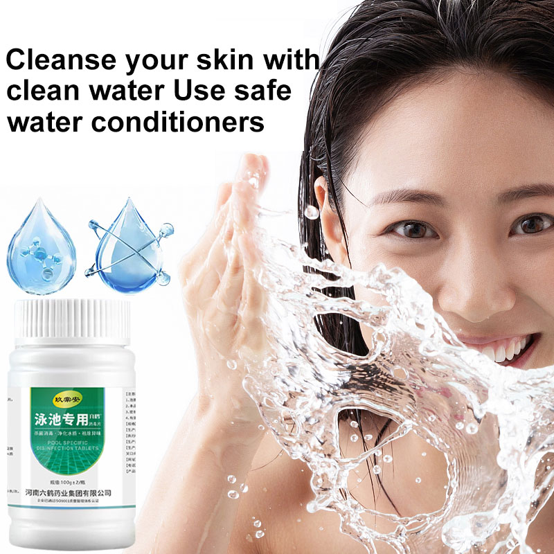 Sterilization rate 99.99% chlorine for water bath 1 bottle 100 tablets ...