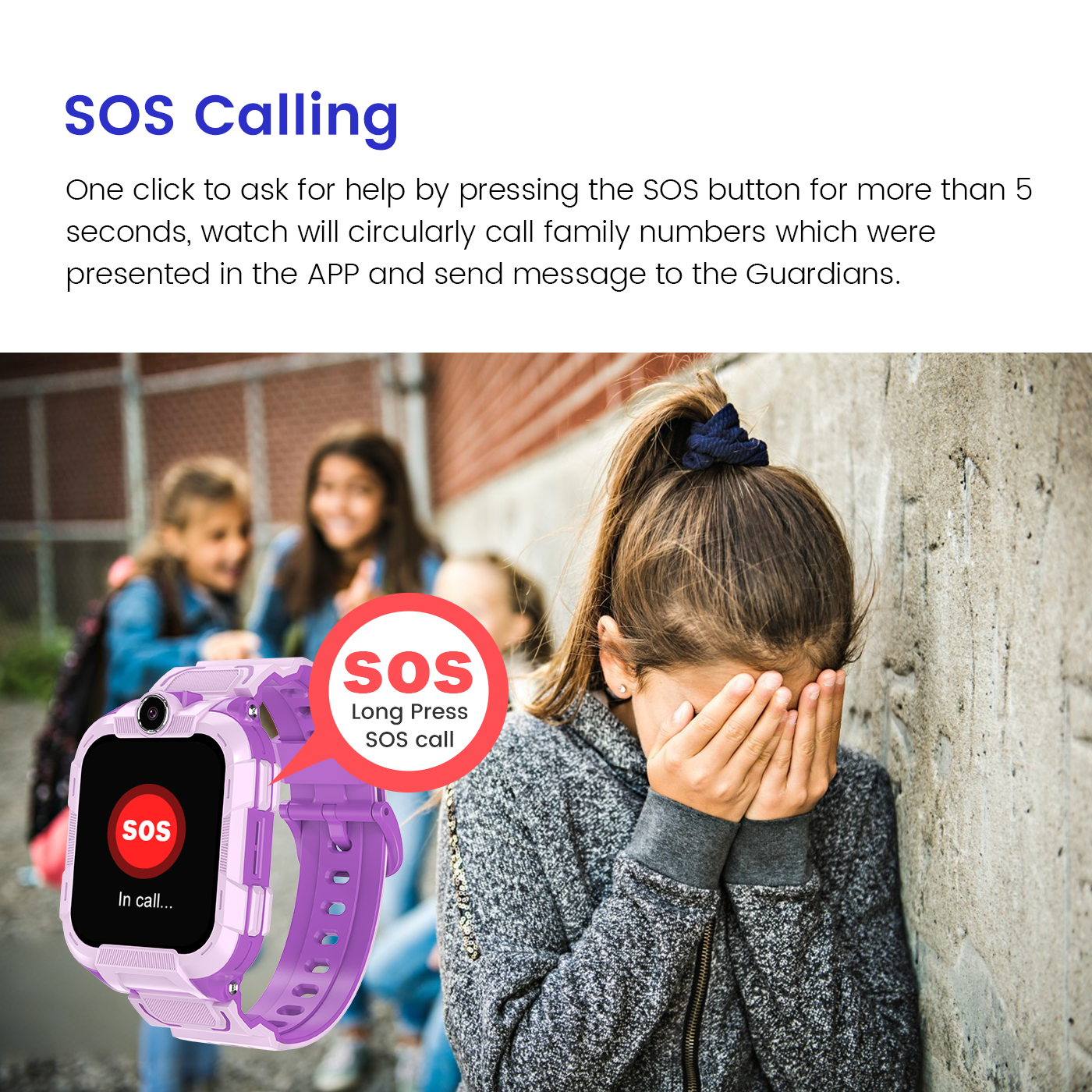 Kids 4G Smart Watch SOS GPS Location Sim Card Call Child SmartWatch ...