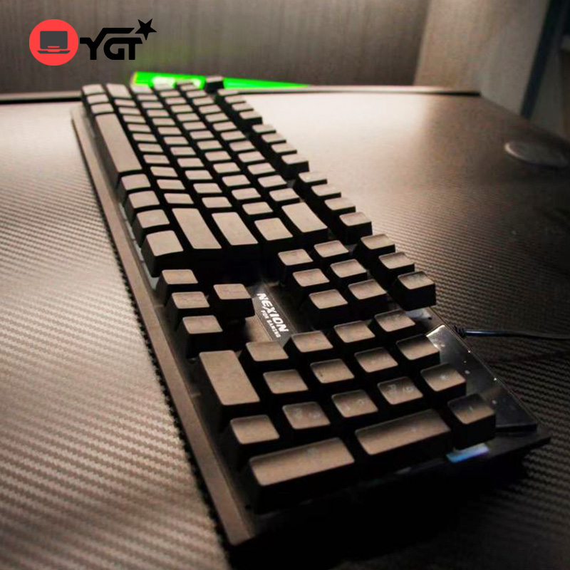 Nexion GK-140 Gaming Keyboard And Mouse Set RGB Light Combo Mechanical ...