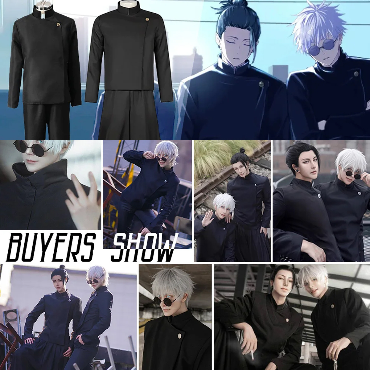 Geto Suguru Cosplay Anime Jujutsu Kaisen Cosplay Adult Mens Shirt Pants ...
