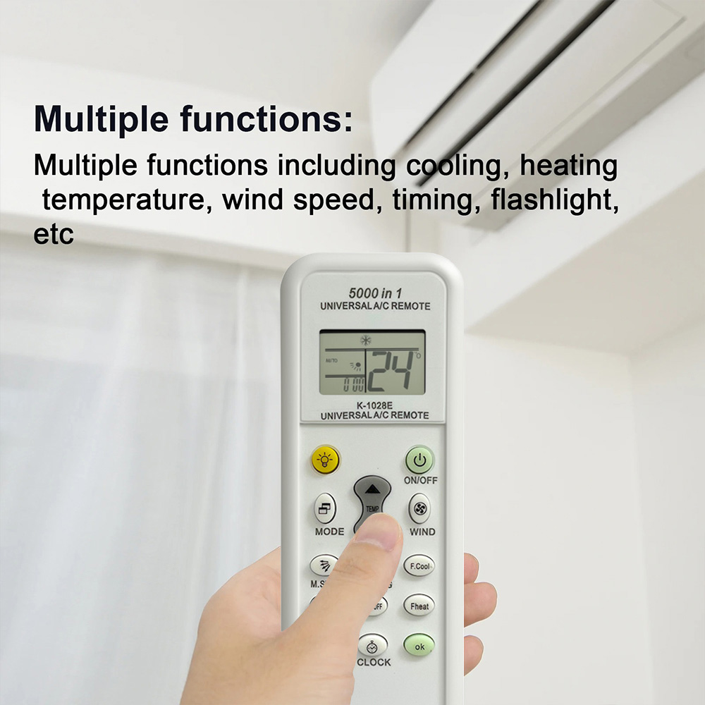 Aircon Remote Control Universal A/C 5000in1 K1028E LCD for Air ...