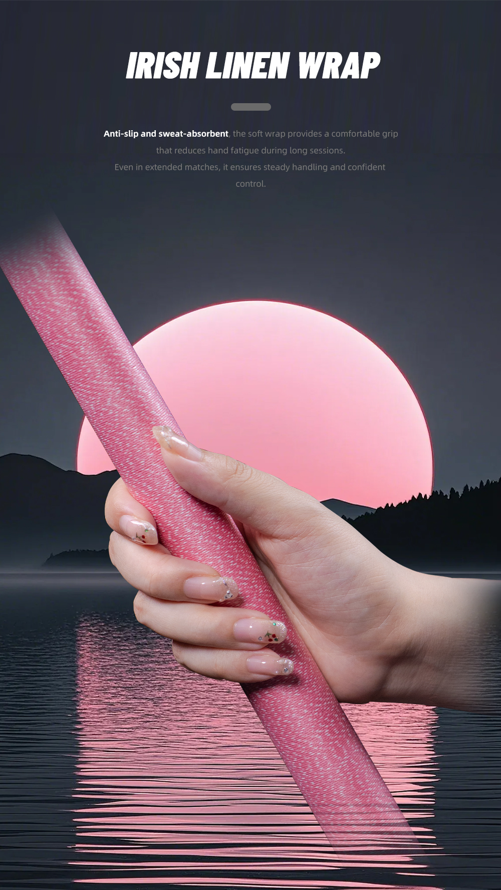 Zokue Pink Pool Cue Stick Prism Series Low Deflection Easy to Control ...