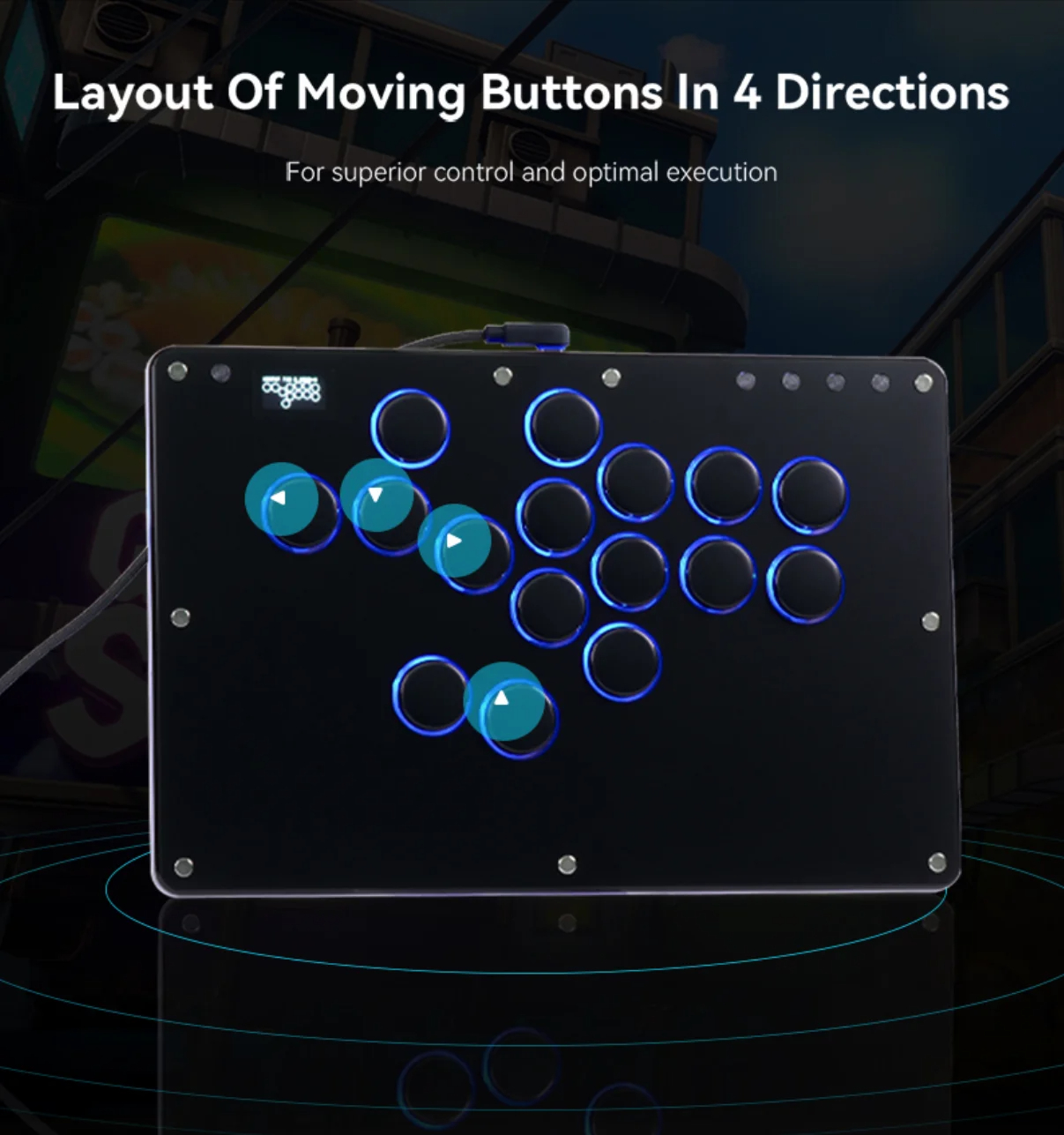 Haute42- COSMOX Anniversary Fighting Gaming Joystick Arcade Leverless ...