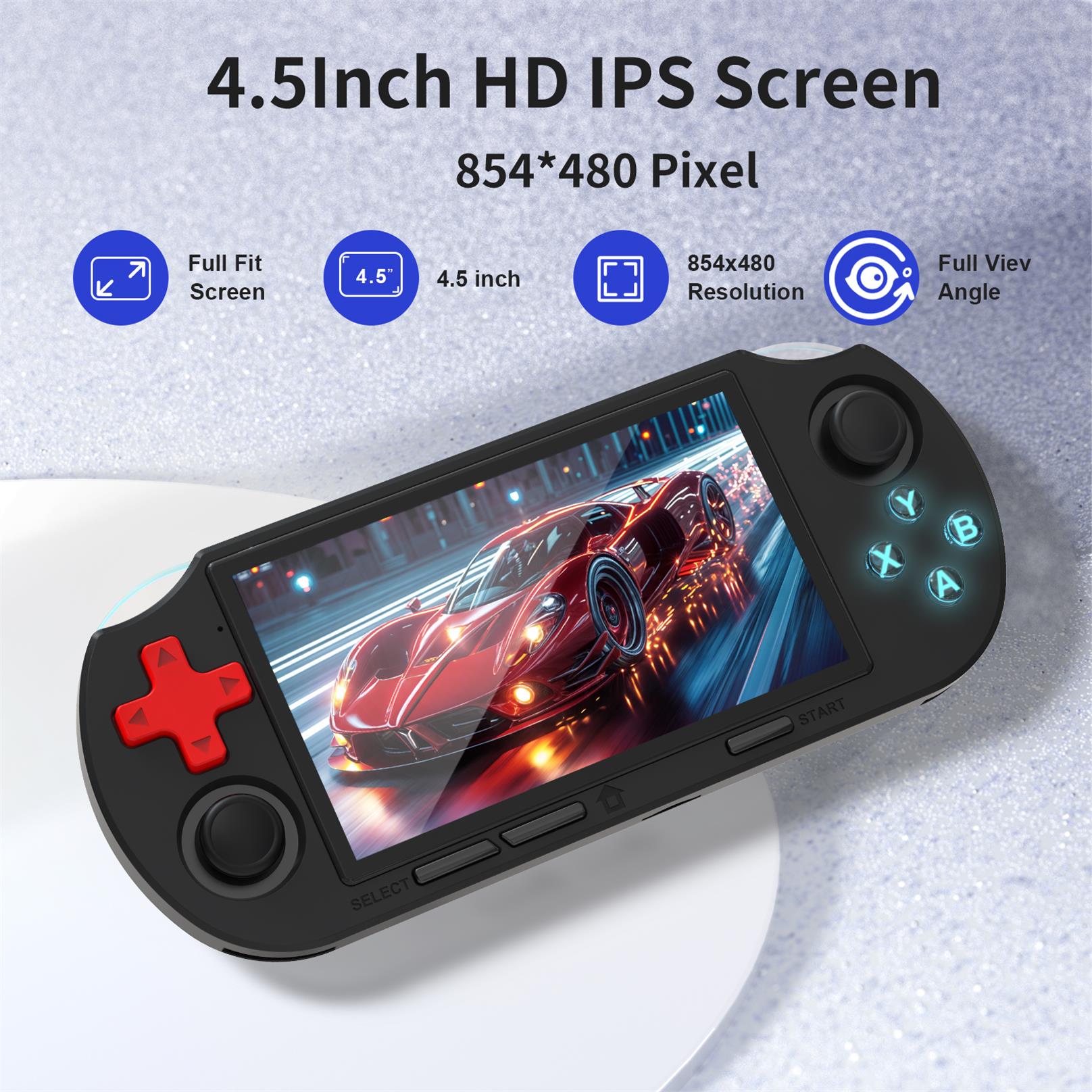 SF3000/SF3000 Pro Portable Handheld Game Console 4.5 Inch IPS Screen ...