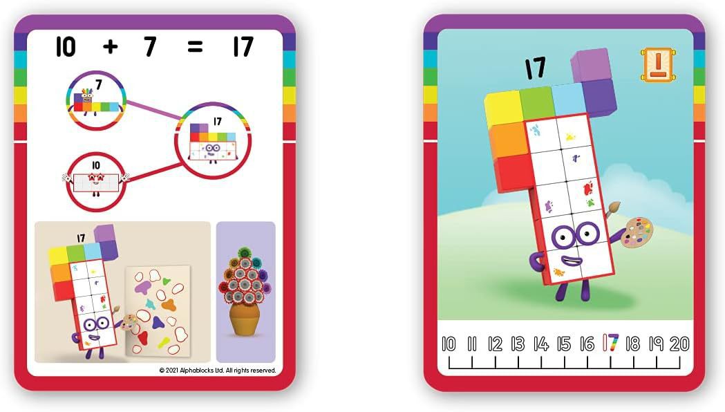 Mathlink Cubes Numberblocks 1-10 /11-20 Digital Building Blocks ...