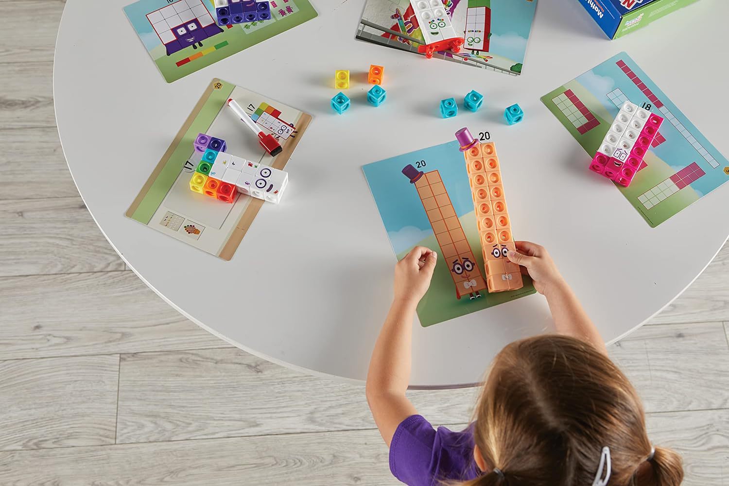 Mathlink Cubes Numberblocks 1-10 /11-20 Digital Building Blocks ...