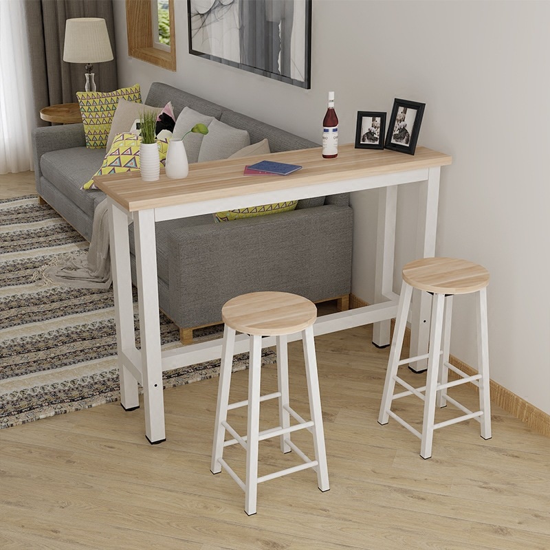 EXINHOME Set with chair Simple bar table 1table+2chair home kitchen ...
