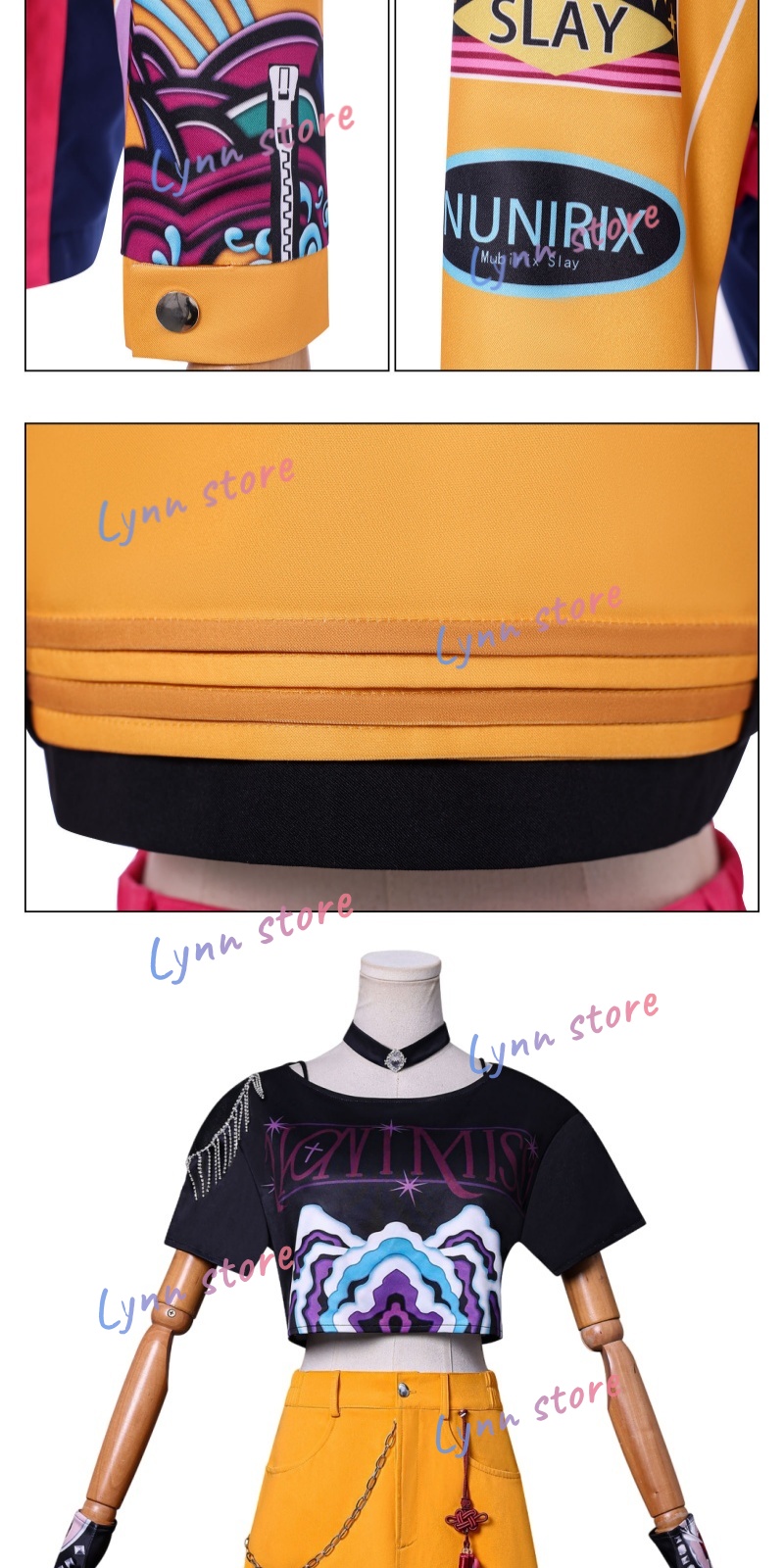 DEMON HUNTERS Cosplay Costume RUMI ZOEY MIRA Uniforms Dress Animated ...