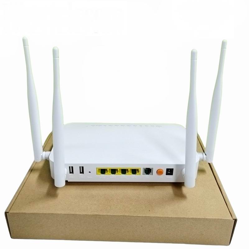 New PT939G Optical Fiber Router XPON ONU 1GE+3FE 2USB TEL WIFI 2.4G&5G ...