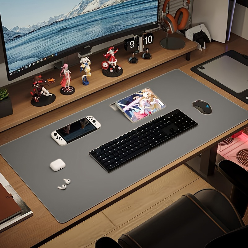 Leather Mouse Pad PVC Extra Large Artificial Anti Slip for Gaming ...