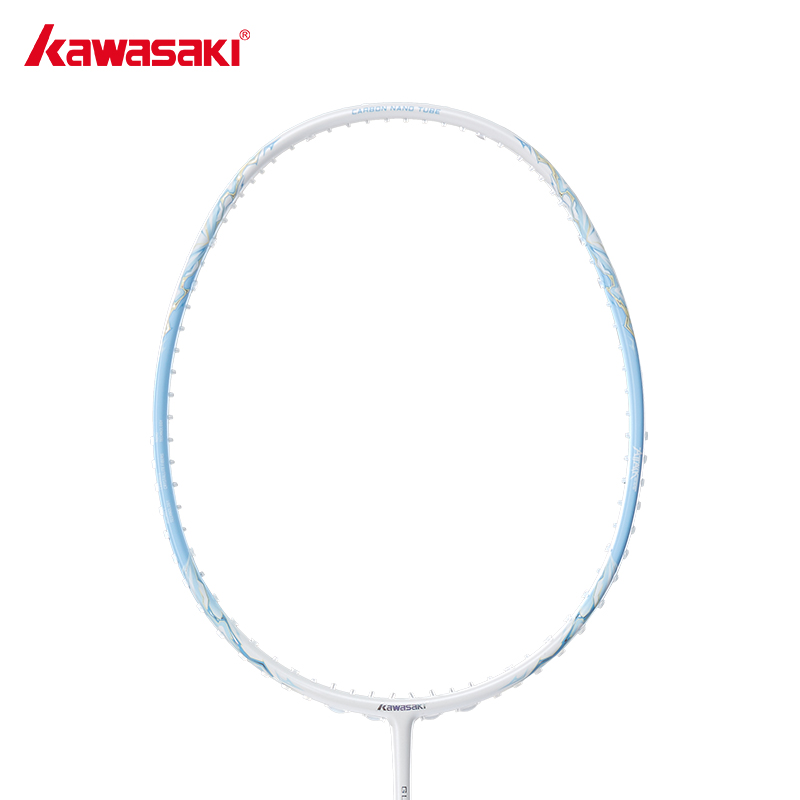 Kawasaki Full Carbon Fiber Badminton Racket GLACIER 5U 18-30LBS ...