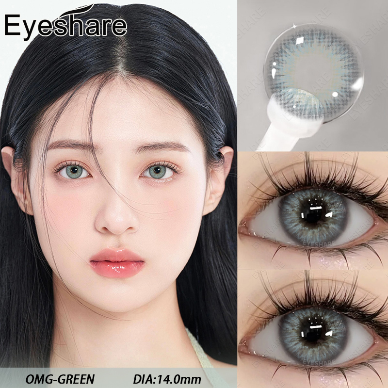 Eyeshare OMG Contact Lenses Colorful Natural Soft Lense No Degree ...
