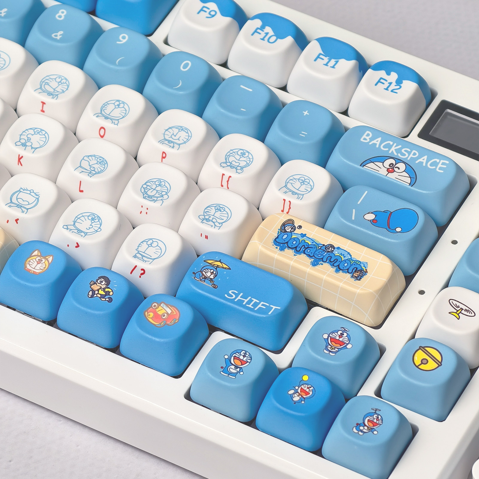 Doraemon Keycap Cherry Profile 120 Keys PBT Five-sided Dye Sublimation ...